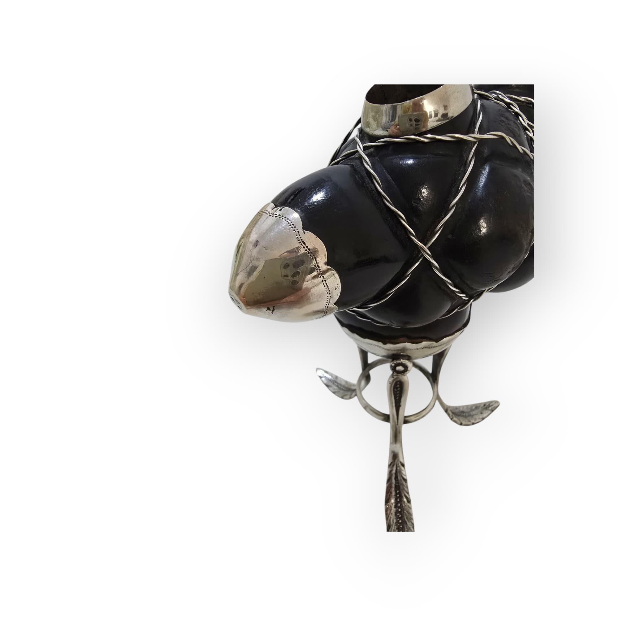 Coupe de matelot en argent massif Coloni du 18e siècle en vente 6