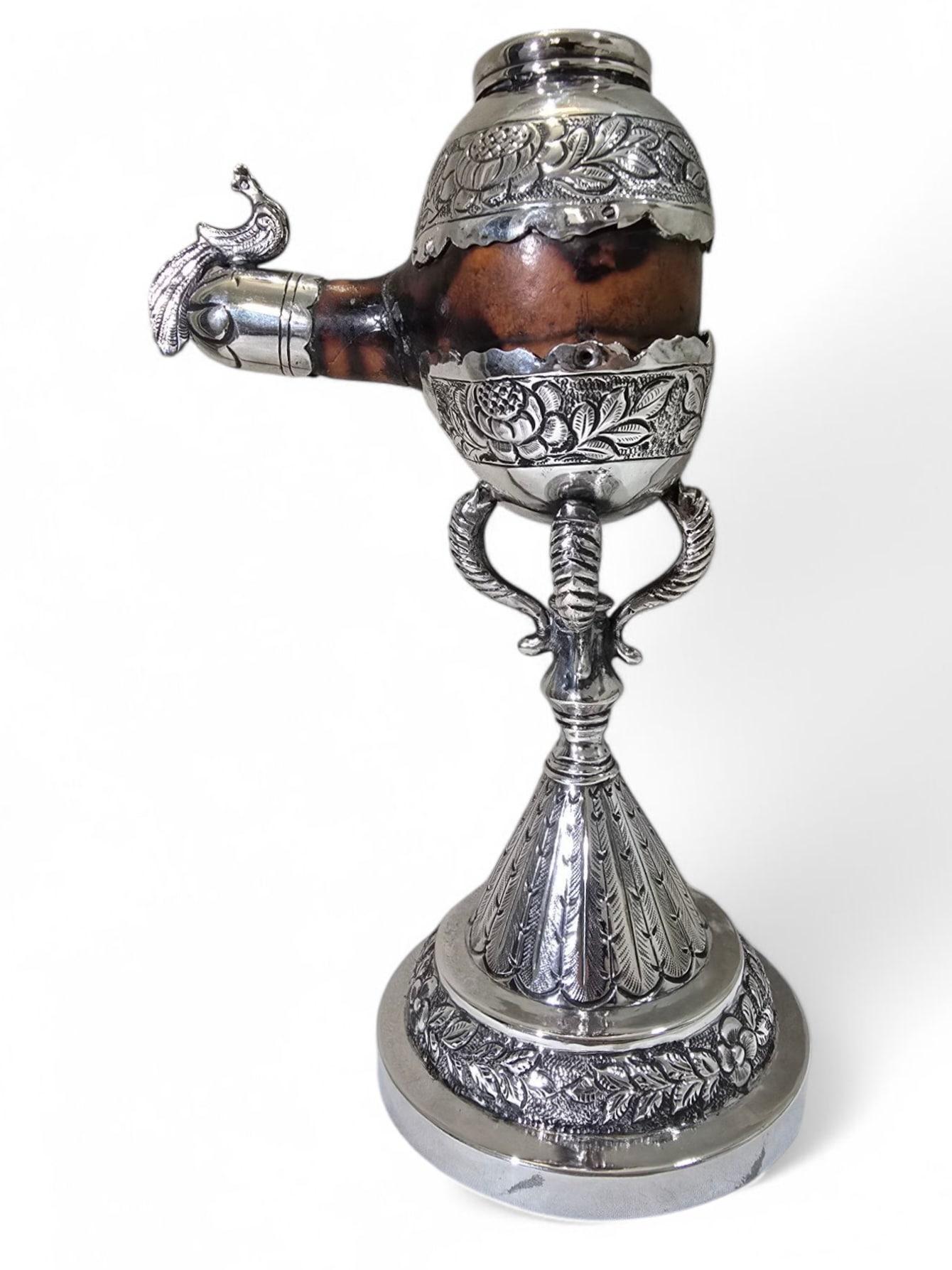 Coupe de matelot en argent massif Coloni du 18e siècle Bon état - En vente à Madrid, ES