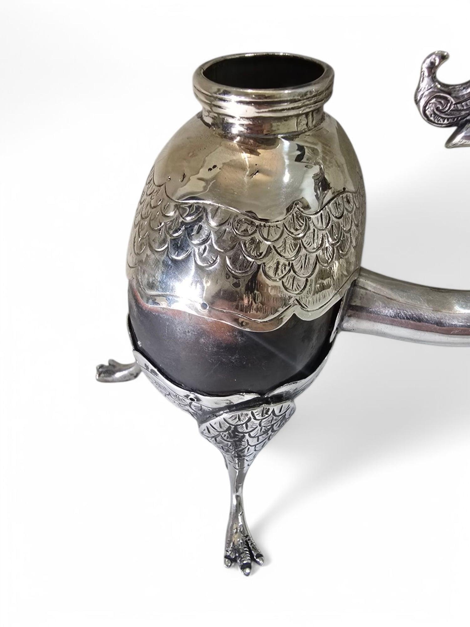 Fin du XVIIIe siècle Coupe de matelot en argent massif Coloni du 18e siècle en vente