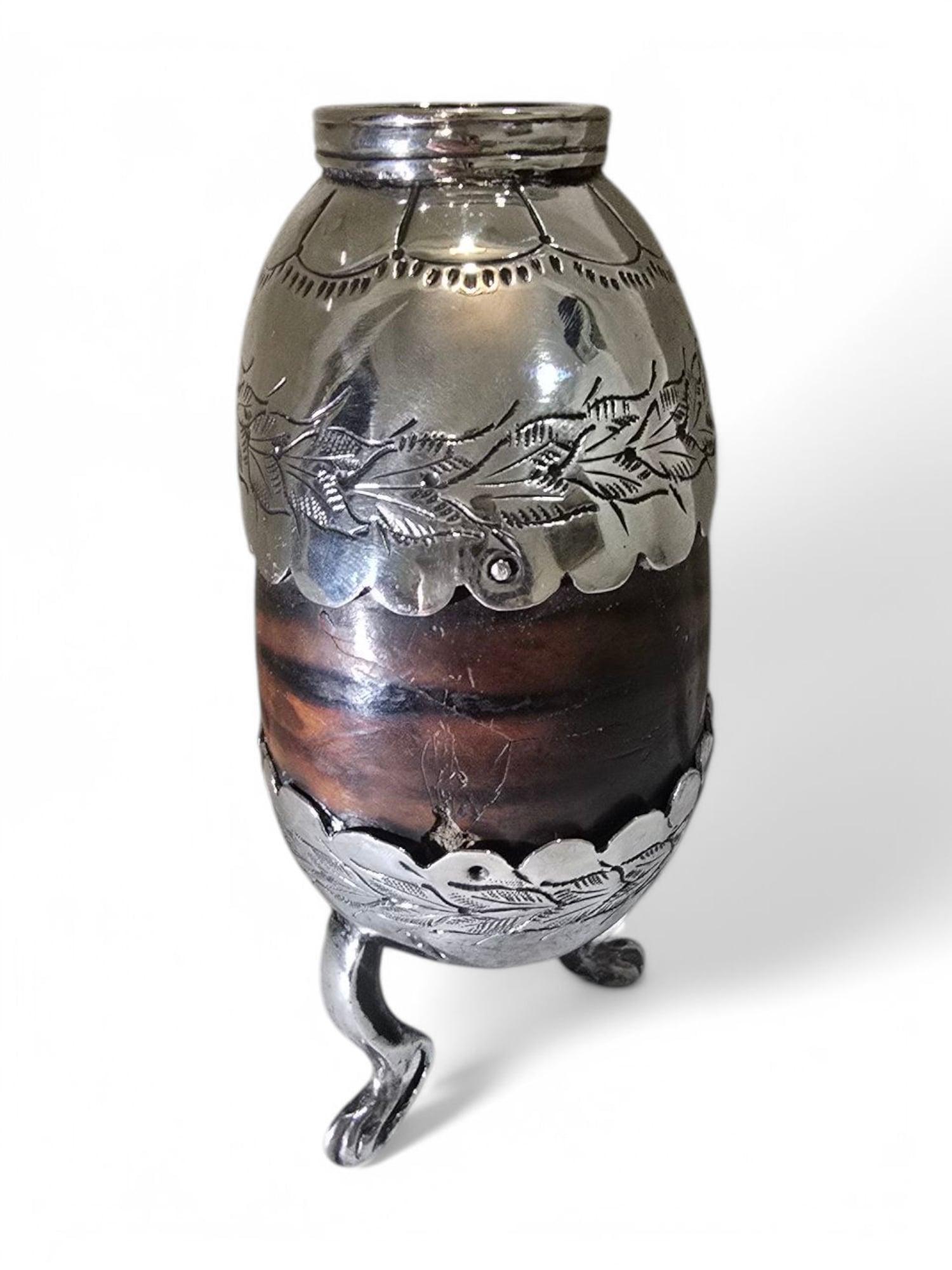 Fin du XVIIIe siècle Coupe de matelot en argent massif Coloni du 18e siècle en vente