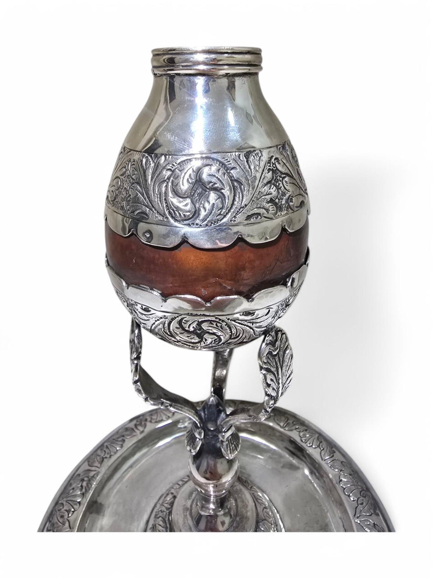 Fin du XVIIIe siècle Coupe de matelot en argent massif Coloni du 18e siècle en vente