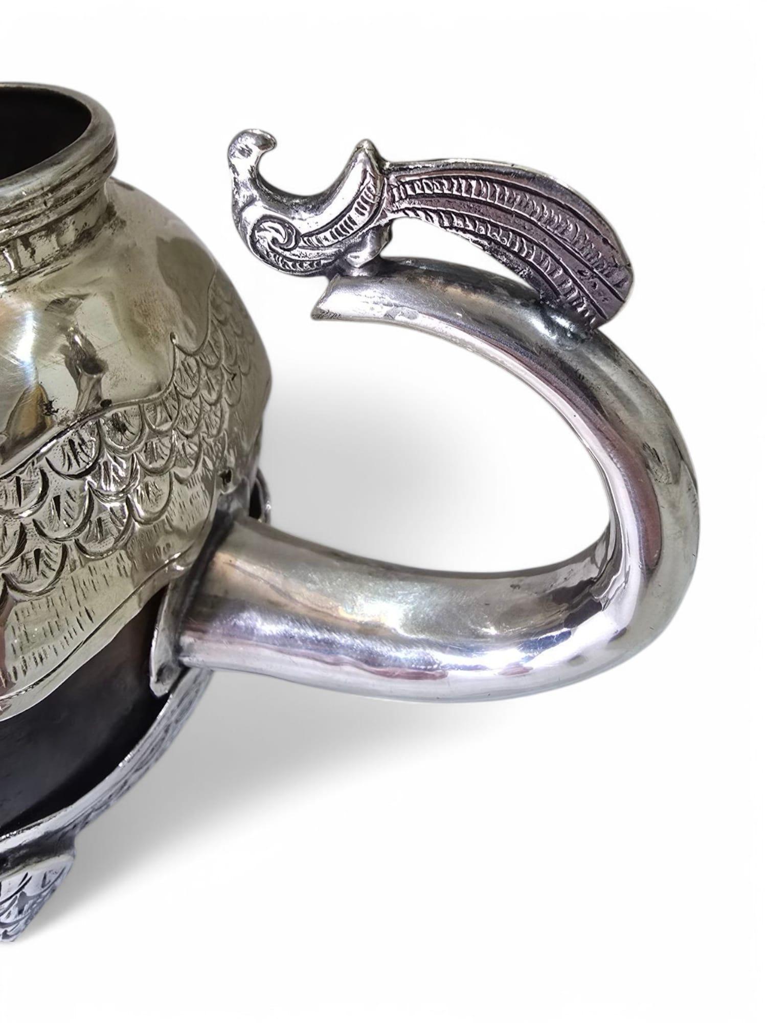 Argent Coupe de matelot en argent massif Coloni du 18e siècle en vente