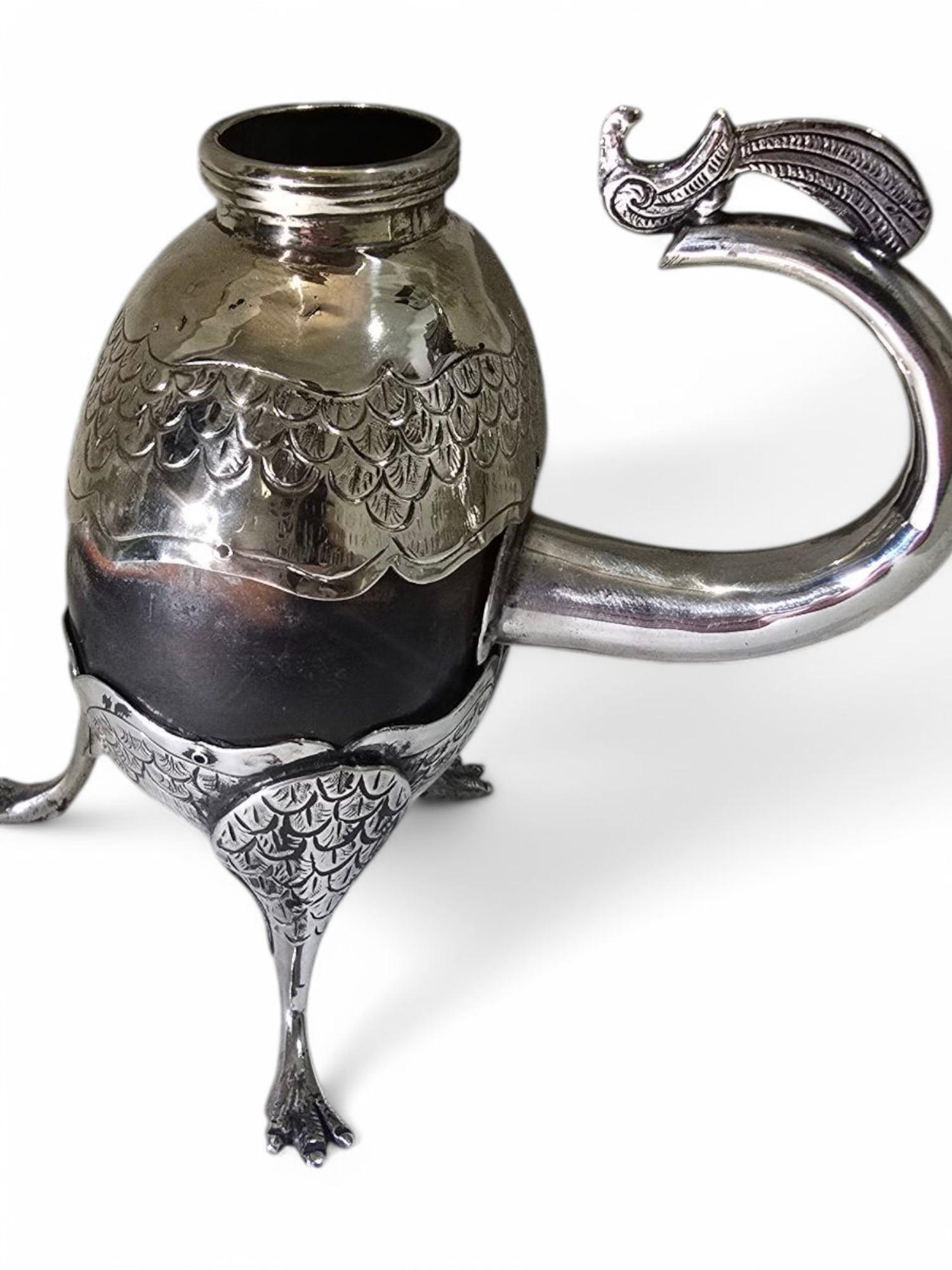 Coupe de matelot en argent massif Coloni du 18e siècle en vente 1
