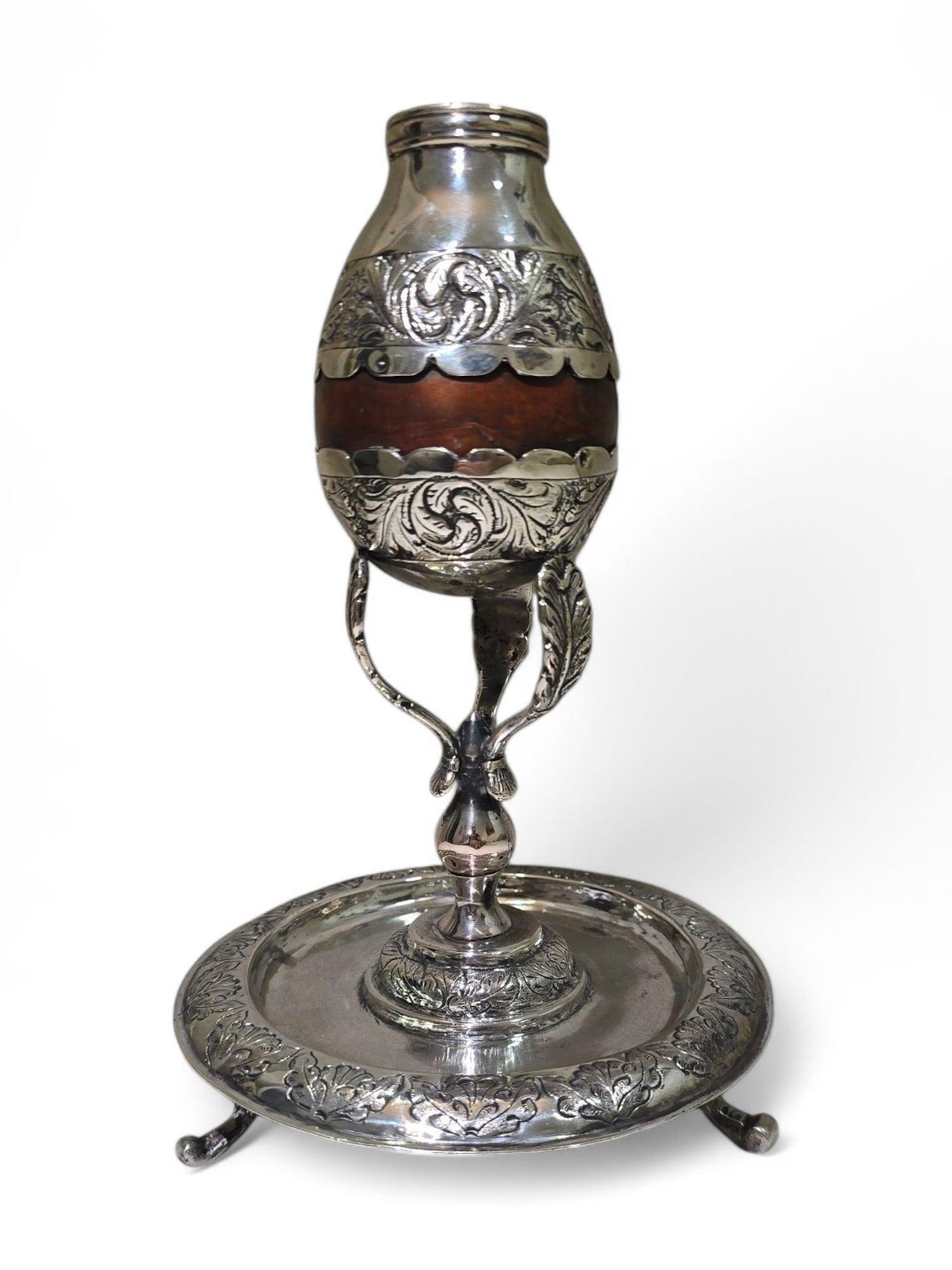 Coupe de matelot en argent massif Coloni du 18e siècle en vente 1