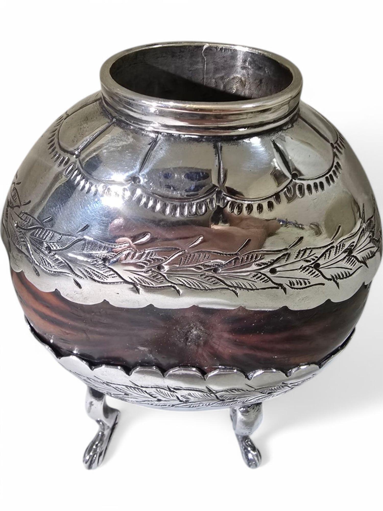 Coupe de matelot en argent massif Coloni du 18e siècle en vente 2