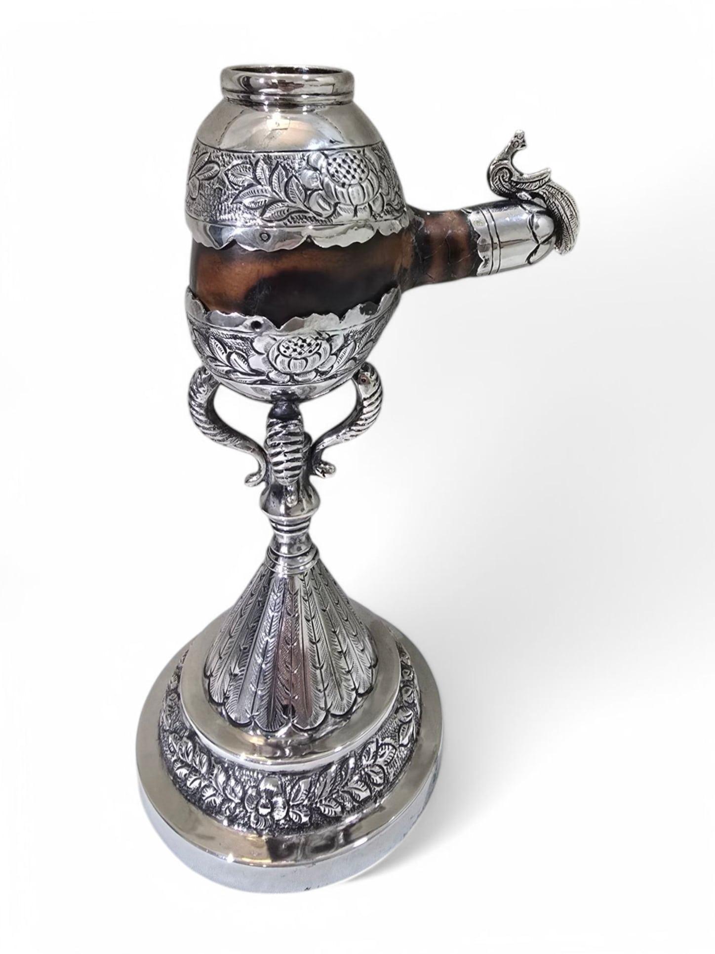 Coupe de matelot en argent massif Coloni du 18e siècle en vente 3