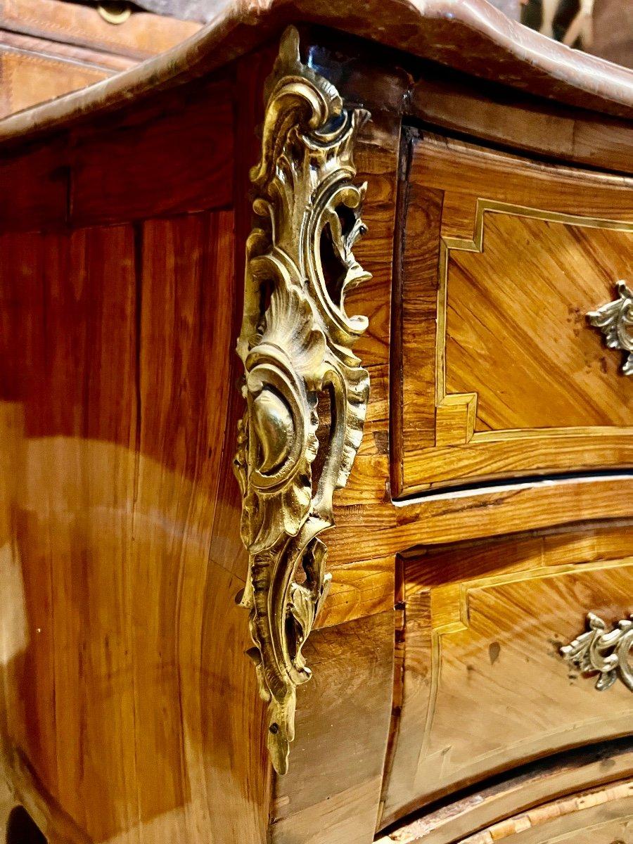 Marquetry 18th Century Commode from the Louis XIV Regency Period For Sale