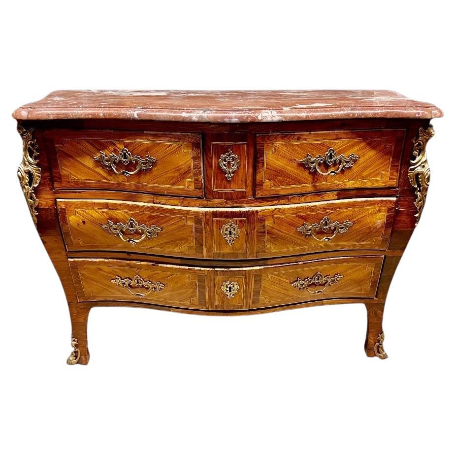 18th Century Commode from the Louis XIV Regency Period For Sale