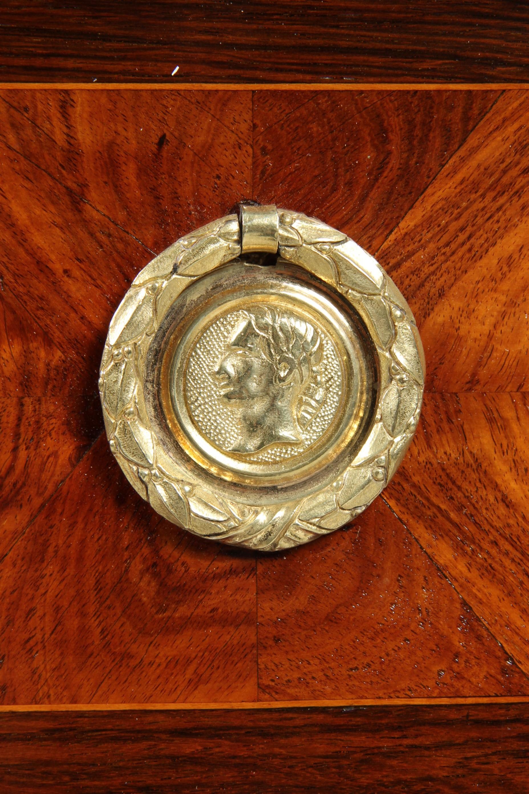 18th Century Commode Sauteuse, Chest of Drawers, Transition - Louis XV - XVI For Sale 1