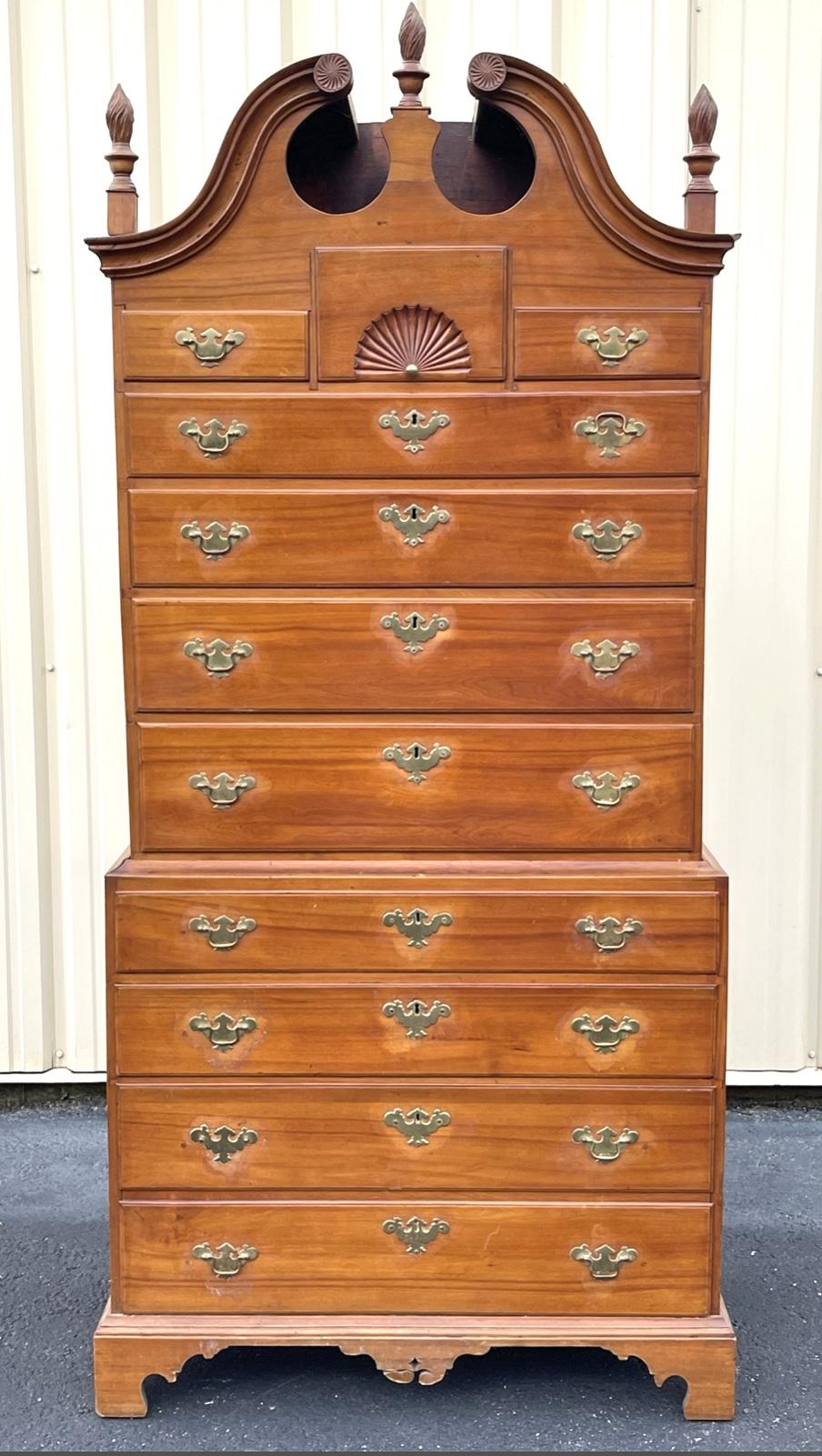 18th Century Connecticut Highboy In Cherry 5