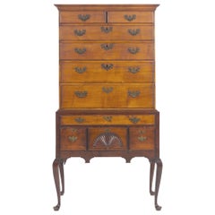 connecticut Queen Anne Highboy aus dem 18