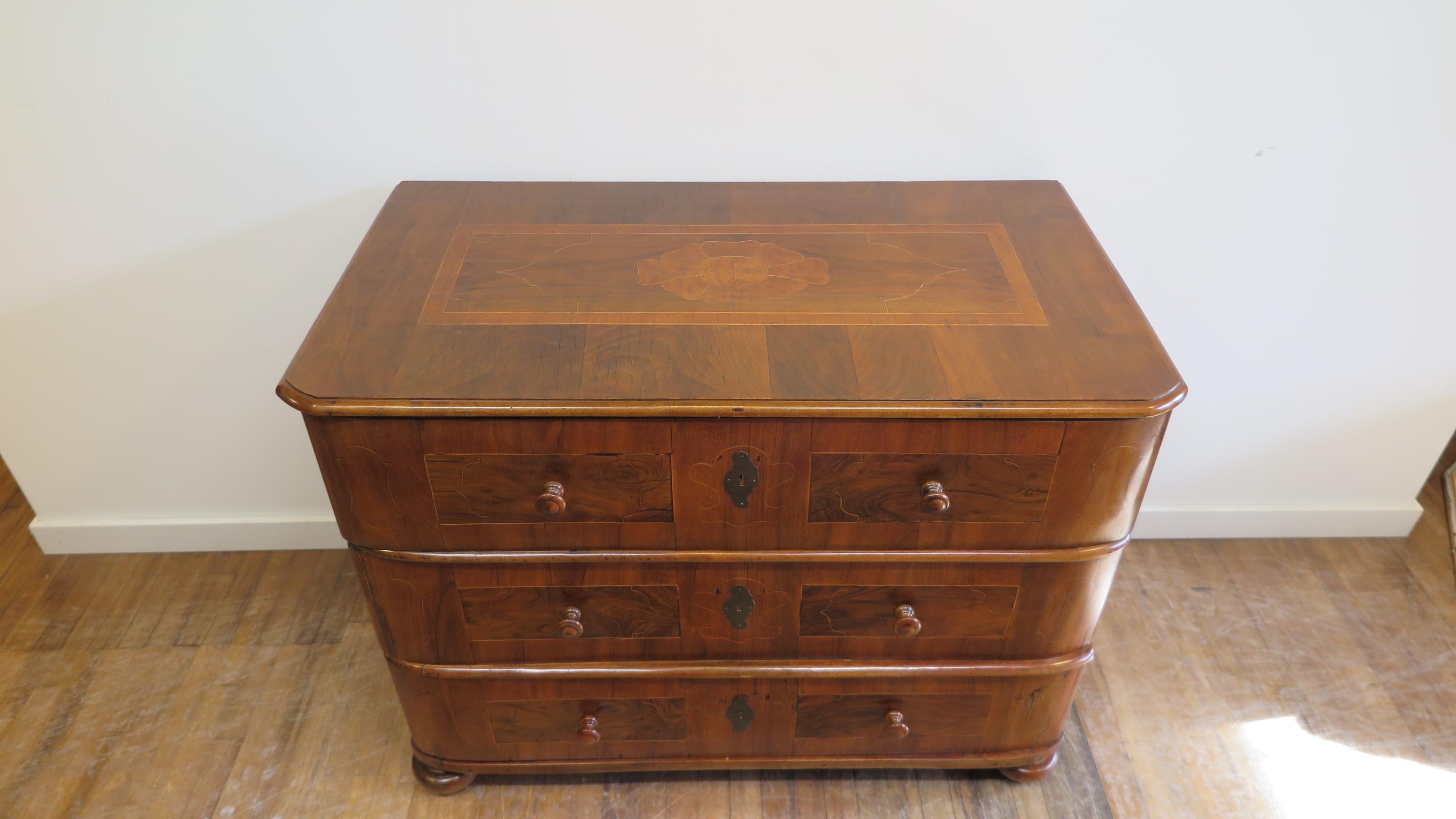 18th Century Continental Baroque  Chest of Drawers  8