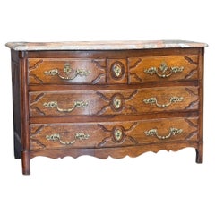18th Century Continental Commode with a Marble Top