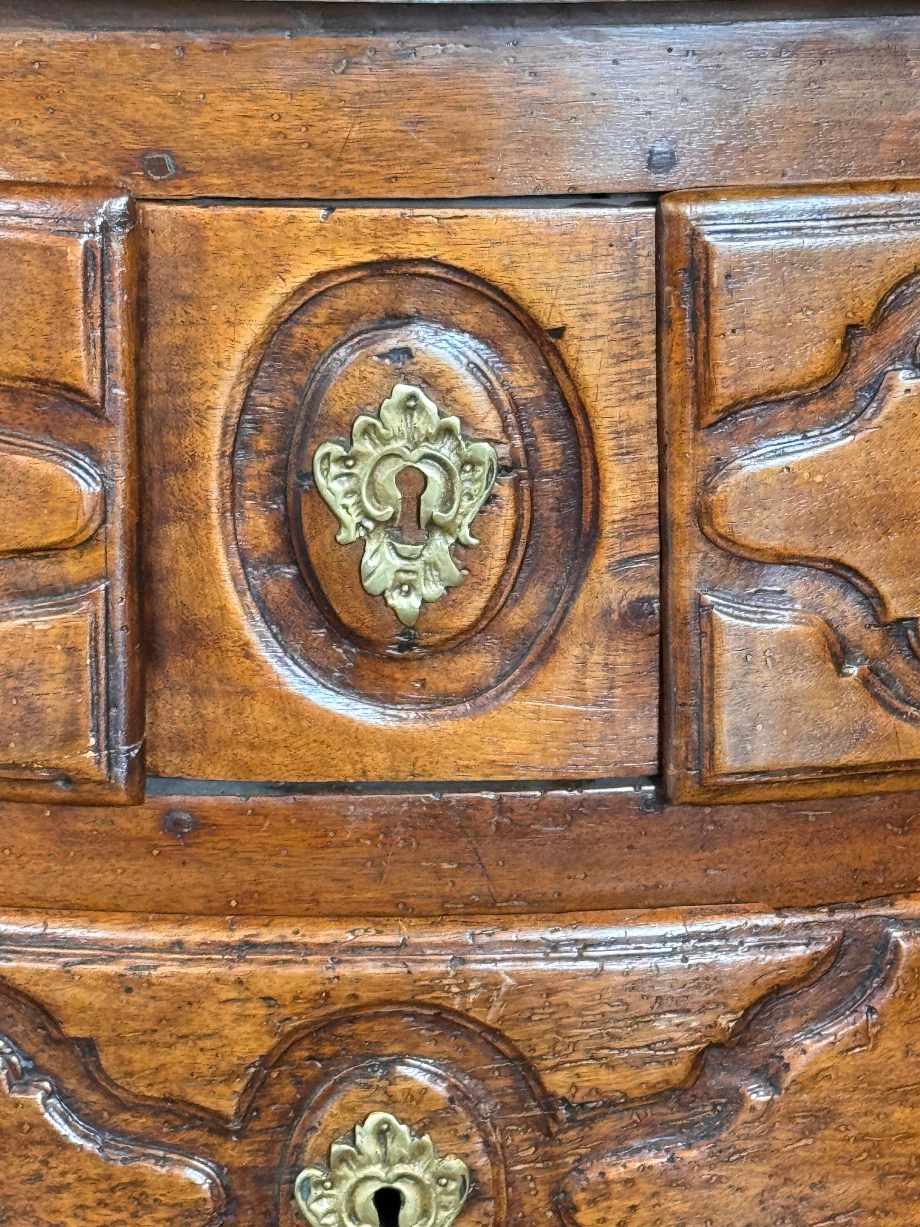 18th Century Continental Commode With Marble Top For Sale 8