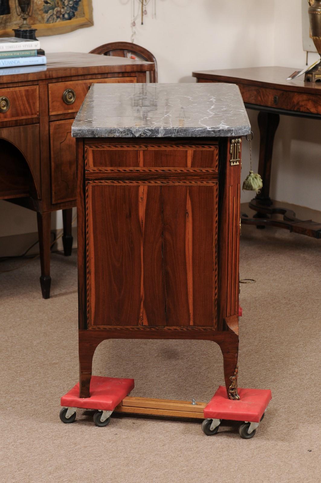 18th Century Continental Inlaid Commode For Sale 2