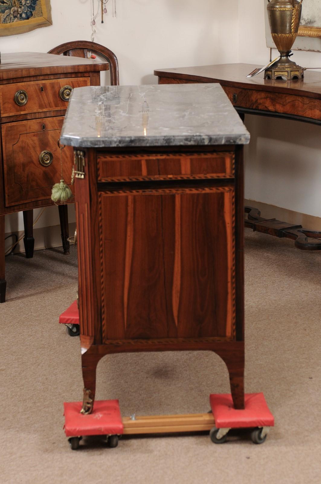 18th Century Continental Inlaid Commode For Sale 5