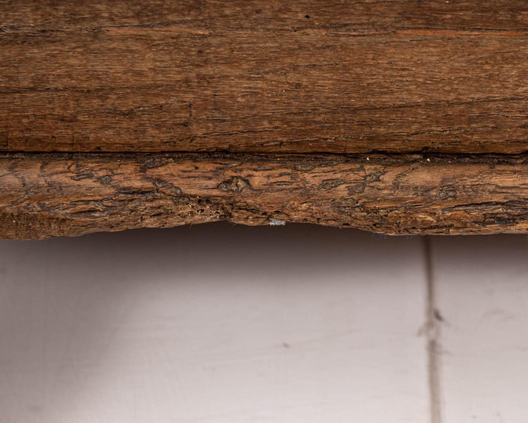 18th Century Continental Style Oakwood Blanket Chest For Sale at 1stDibs