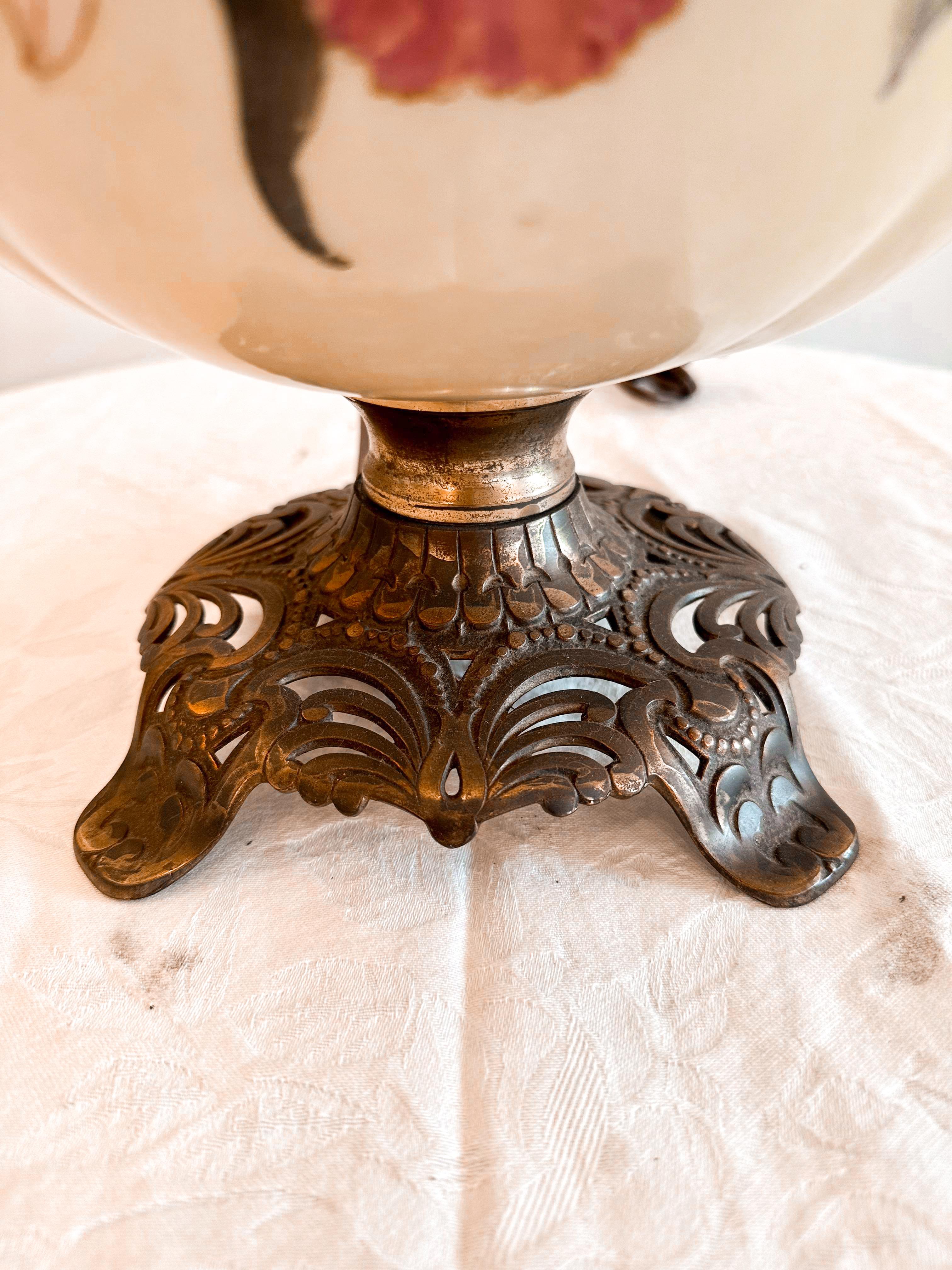 XVIIIe siècle et antérieur Lampe à huile transformée du 18e siècle en vente