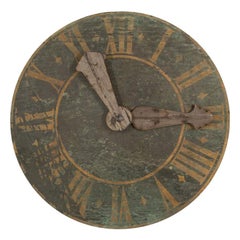 Antique 18th Century Copper Clockface