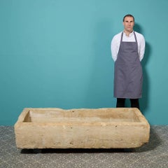 18th Century Cotswold Limestone Salting Trough With Drain