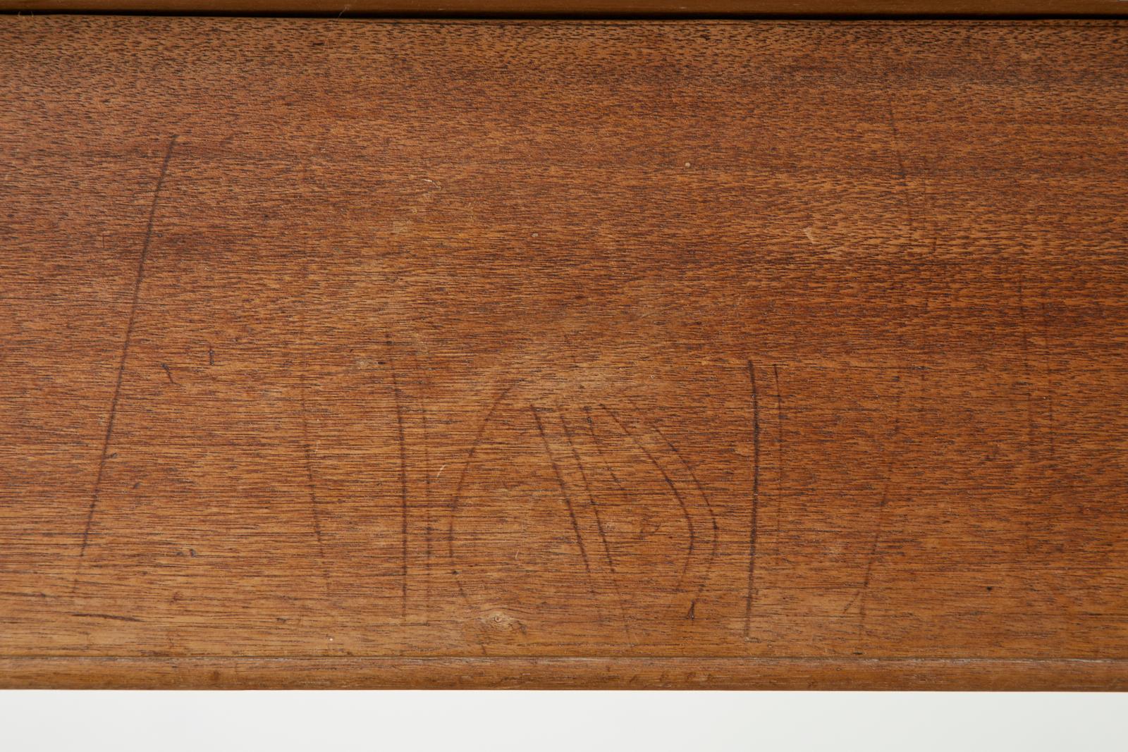 18th Century Country English Pine Farmhouse Work Table or Console 12