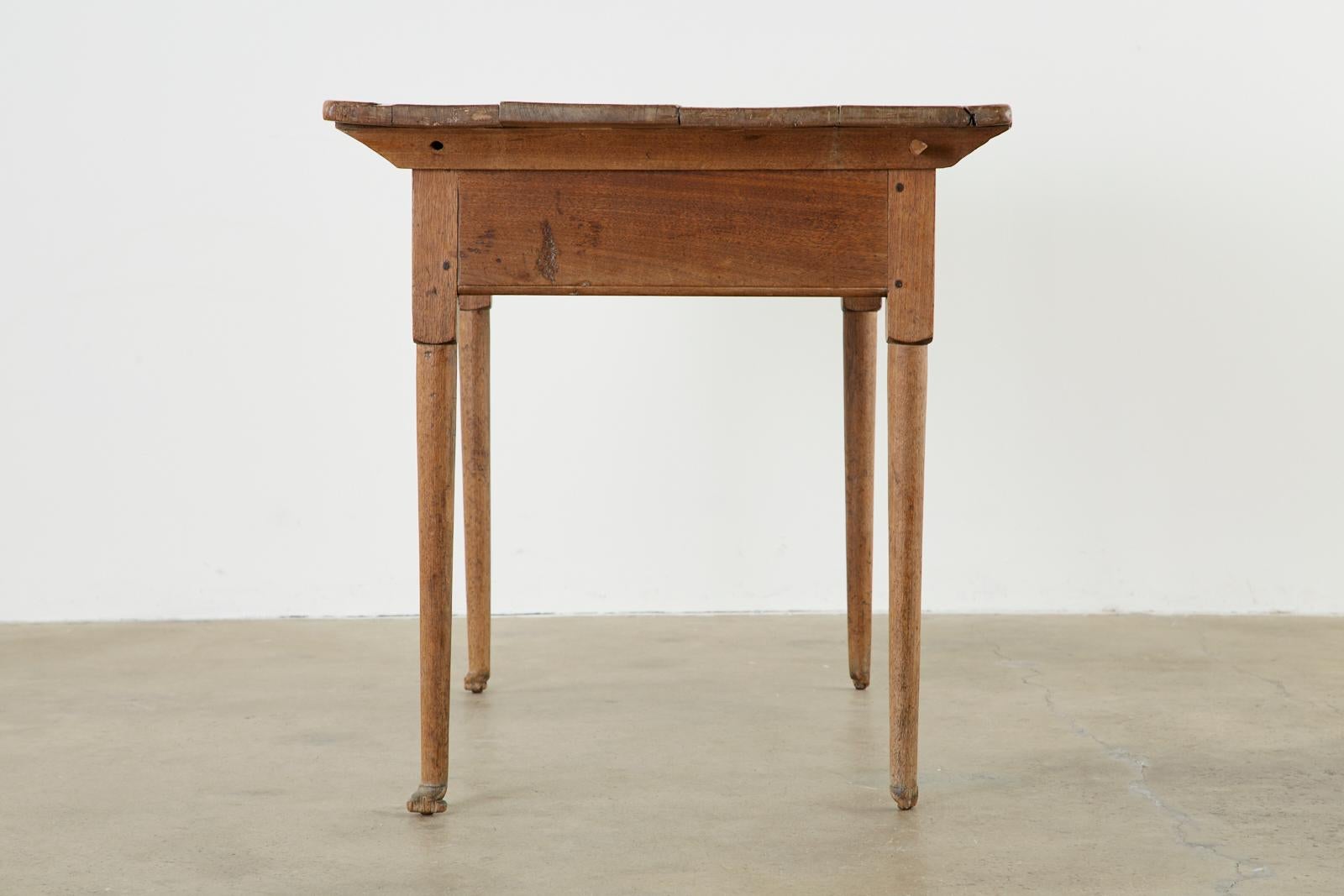 18th Century and Earlier 18th Century Country English Pine Farmhouse Work Table or Console