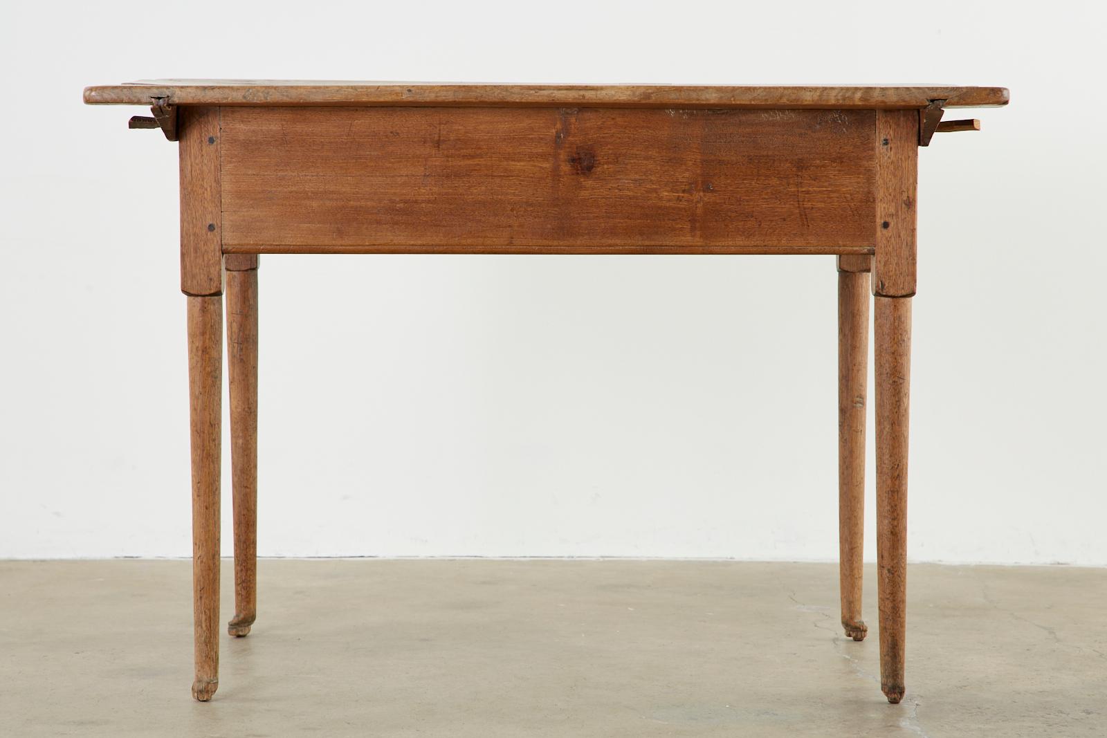 18th Century Country English Pine Farmhouse Work Table or Console 2