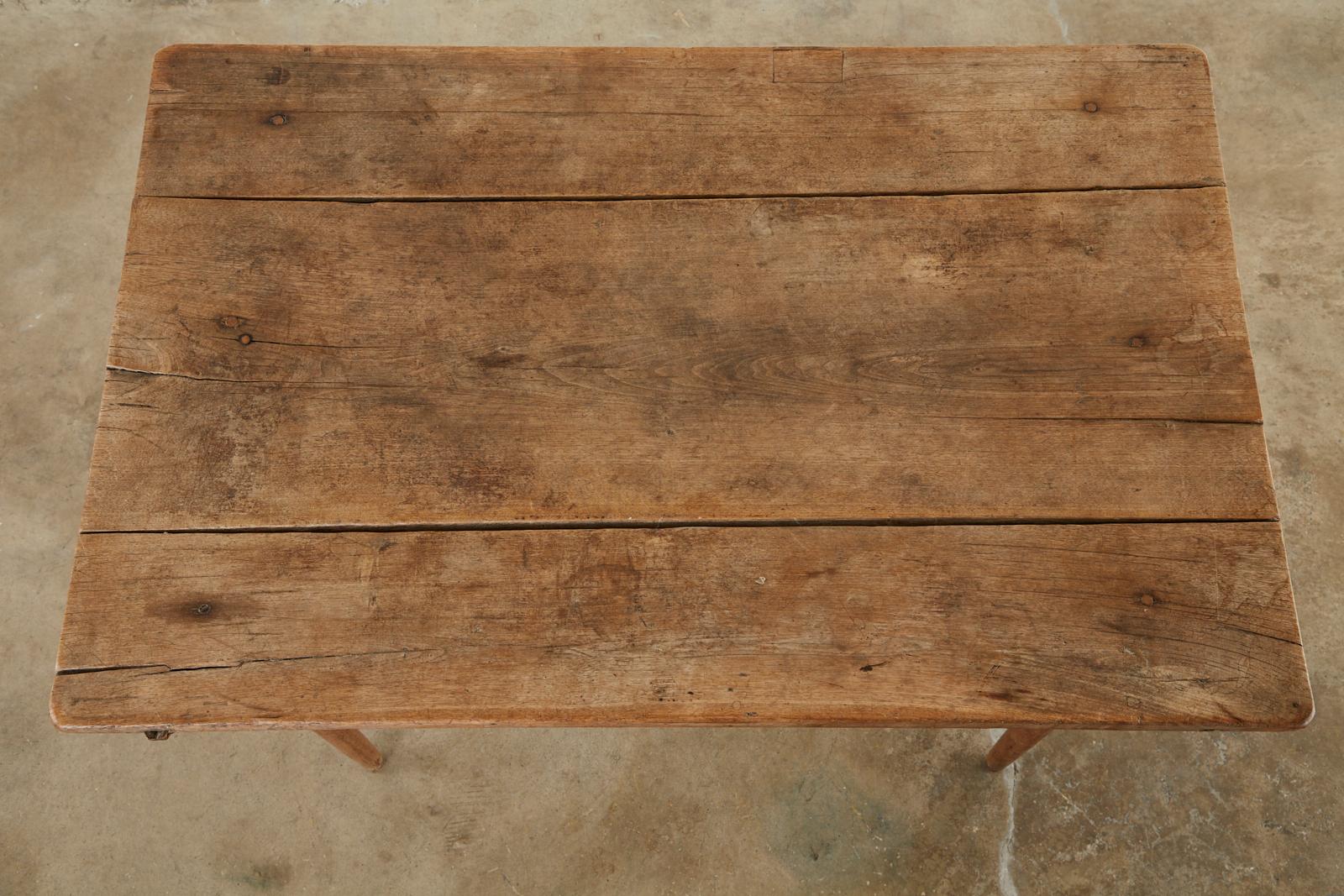 18th Century Country English Pine Farmhouse Work Table or Console 3