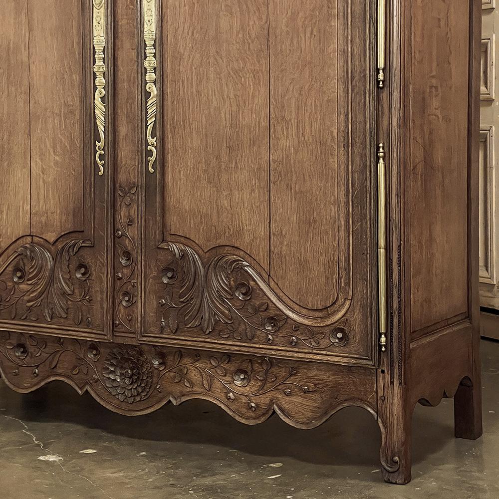 18th Century Country French Armoire from Normandie For Sale 8