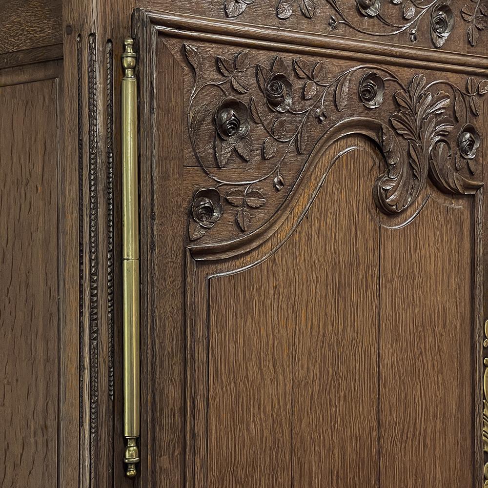 18th Century Country French Armoire from Normandie For Sale 12