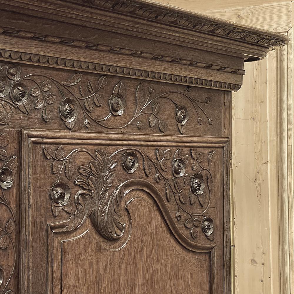 18th Century Country French Armoire from Normandie For Sale 13