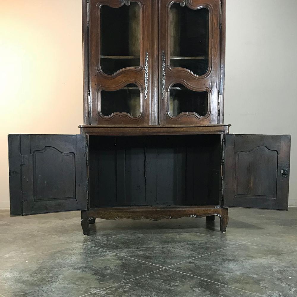 18th Century Country French Bookcase - Buffet a Deux Corps 1