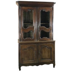 18th Century Country French Bookcase - Buffet a Deux Corps