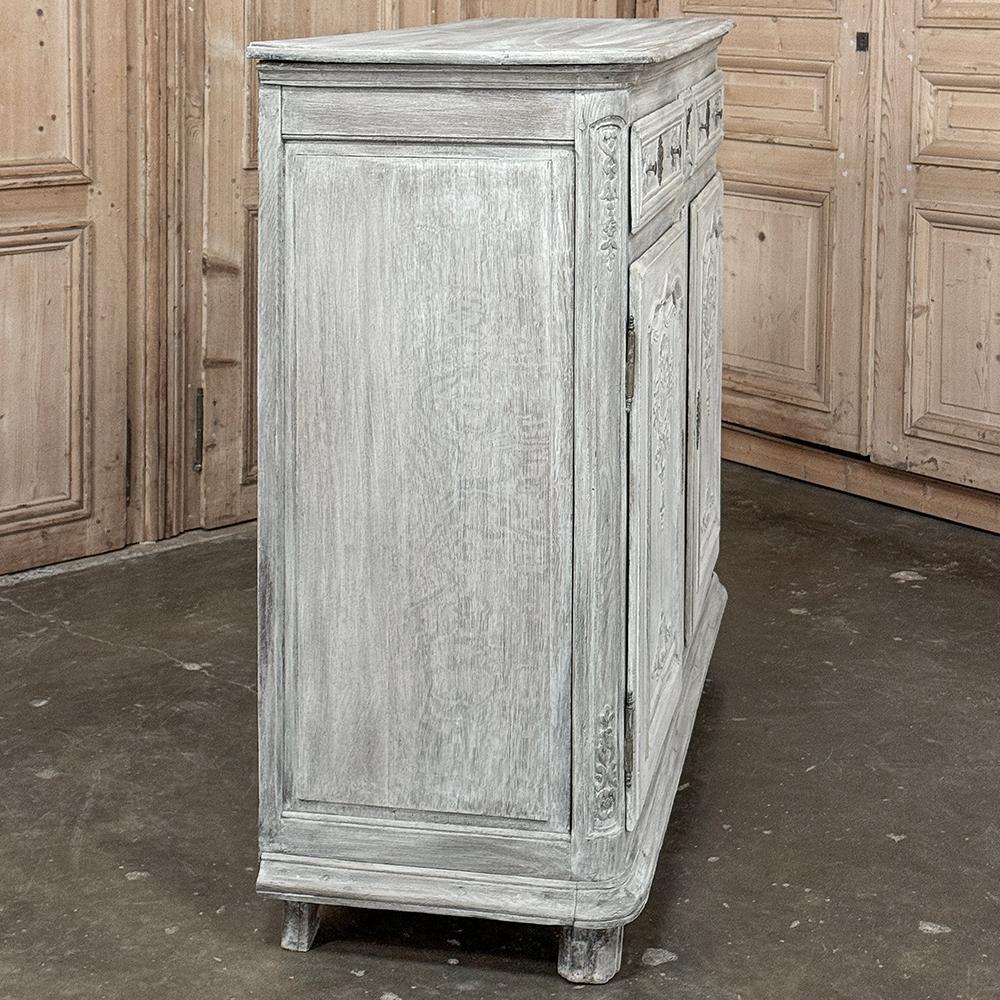 18th Century Country French Buffet ~ Cabinet in Stripped Oak in vendita 7