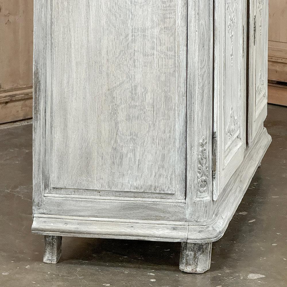 18th Century Country French Buffet ~ Cabinet in Stripped Oak in vendita 9