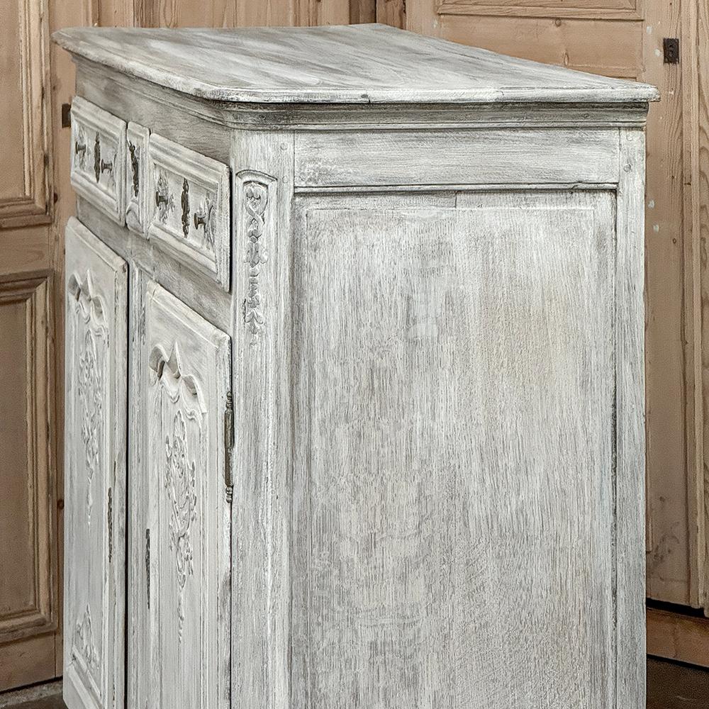 18th Century Country French Buffet ~ Cabinet in Stripped Oak in vendita 10