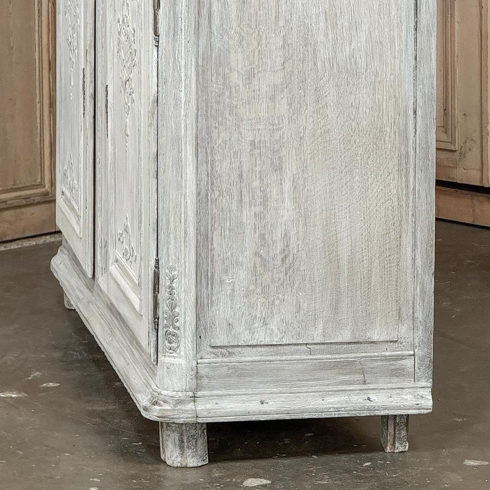 18th Century Country French Buffet ~ Cabinet in Stripped Oak in vendita 11