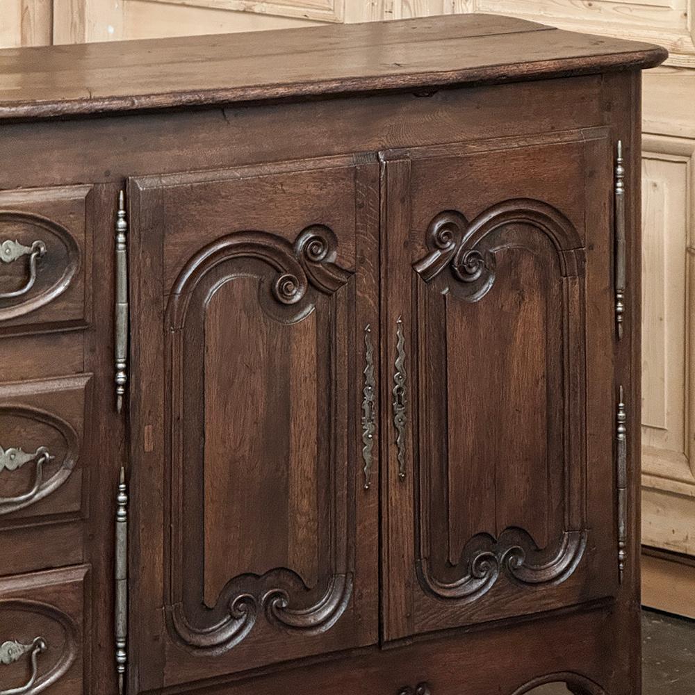 Fin du XVIIIe siècle Buffet de style campagnard français du 18ème siècle ~ Enfilade en vente