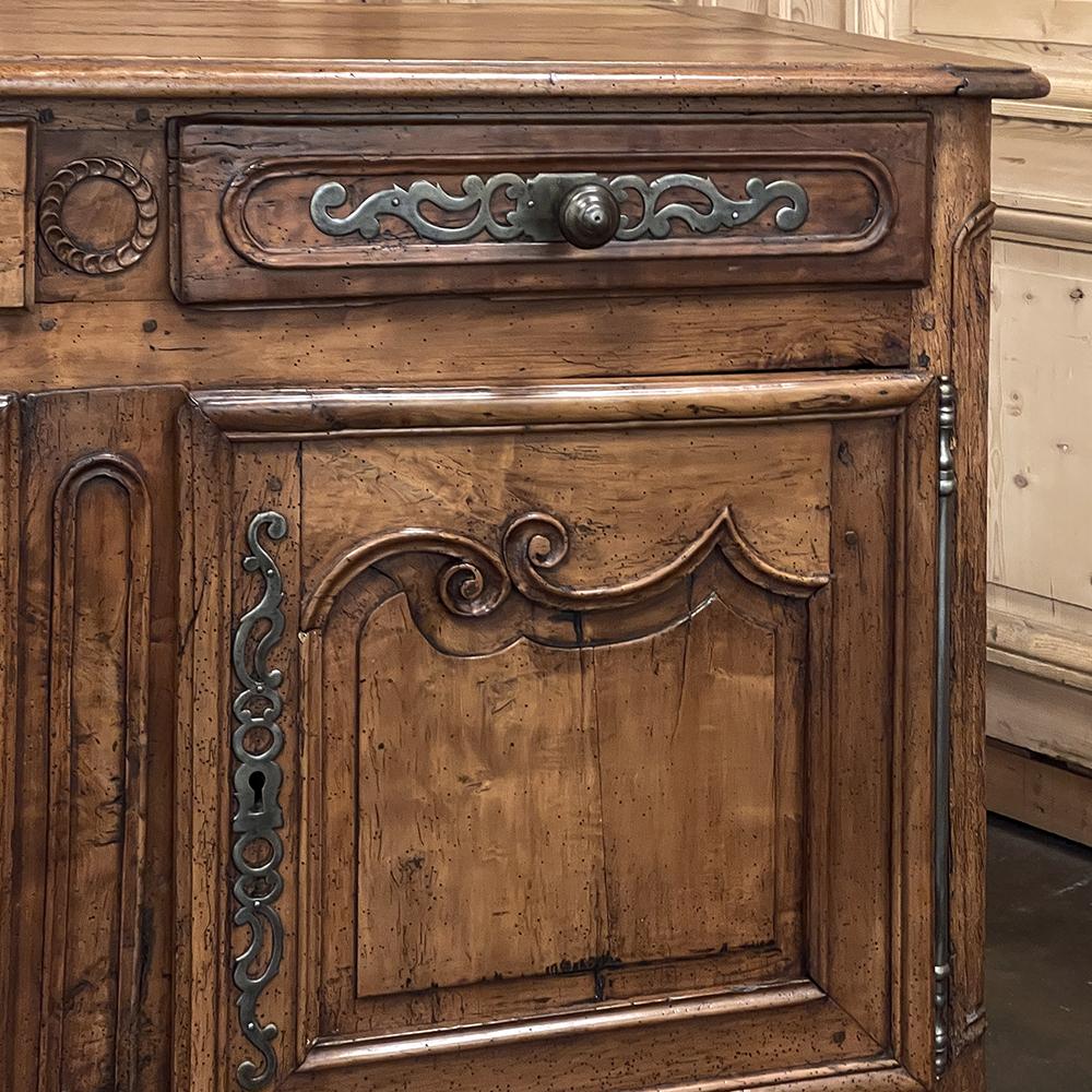18th Century Country French Cherry Wood Buffet For Sale 5