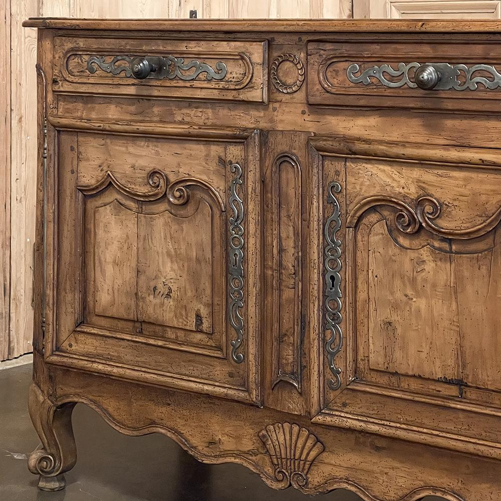 18th Century Country French Cherry Wood Buffet For Sale 9