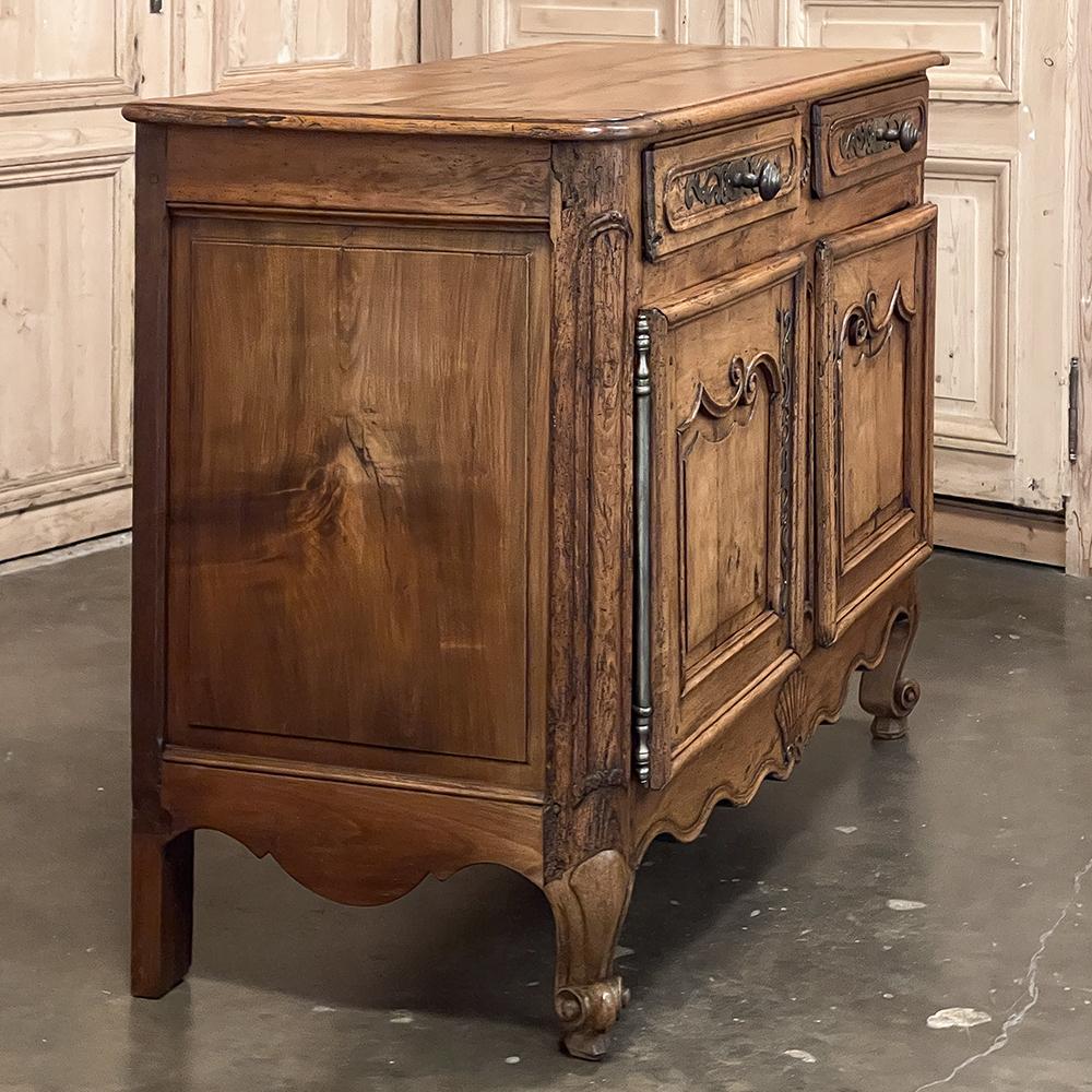 18th Century Country French Cherry Wood Buffet For Sale 10