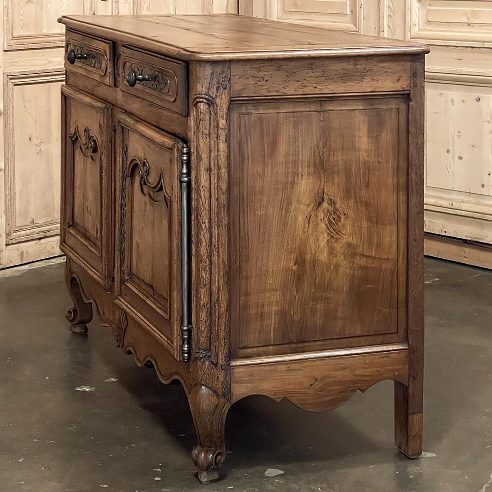 18th Century Country French Cherry Wood Buffet For Sale 11