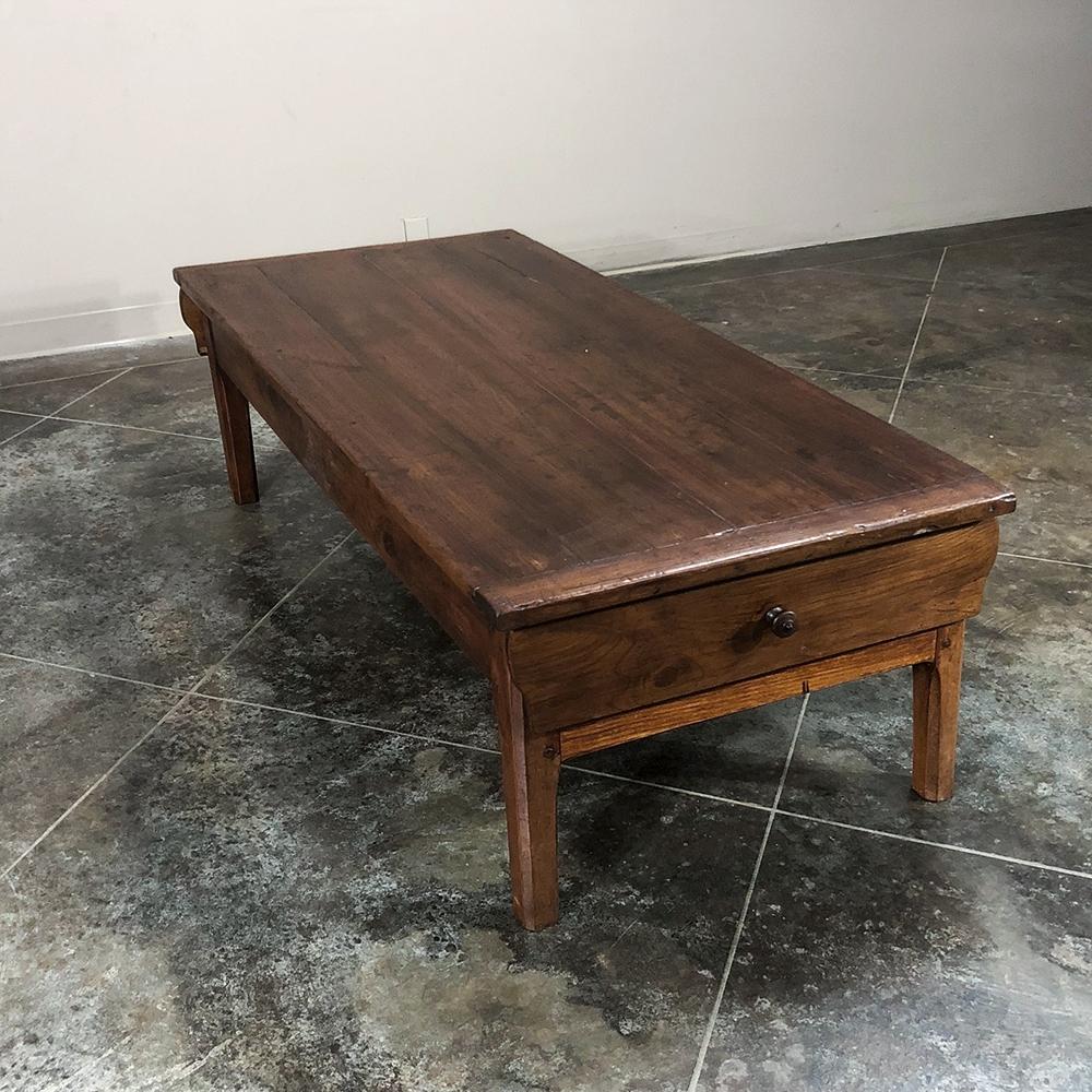 Fruitwood 18th Century Country French Coffee Table