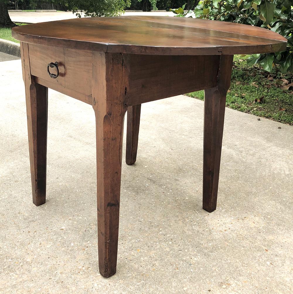 18th Century Country French Drop Leaf Game Table ~ Console For Sale 6