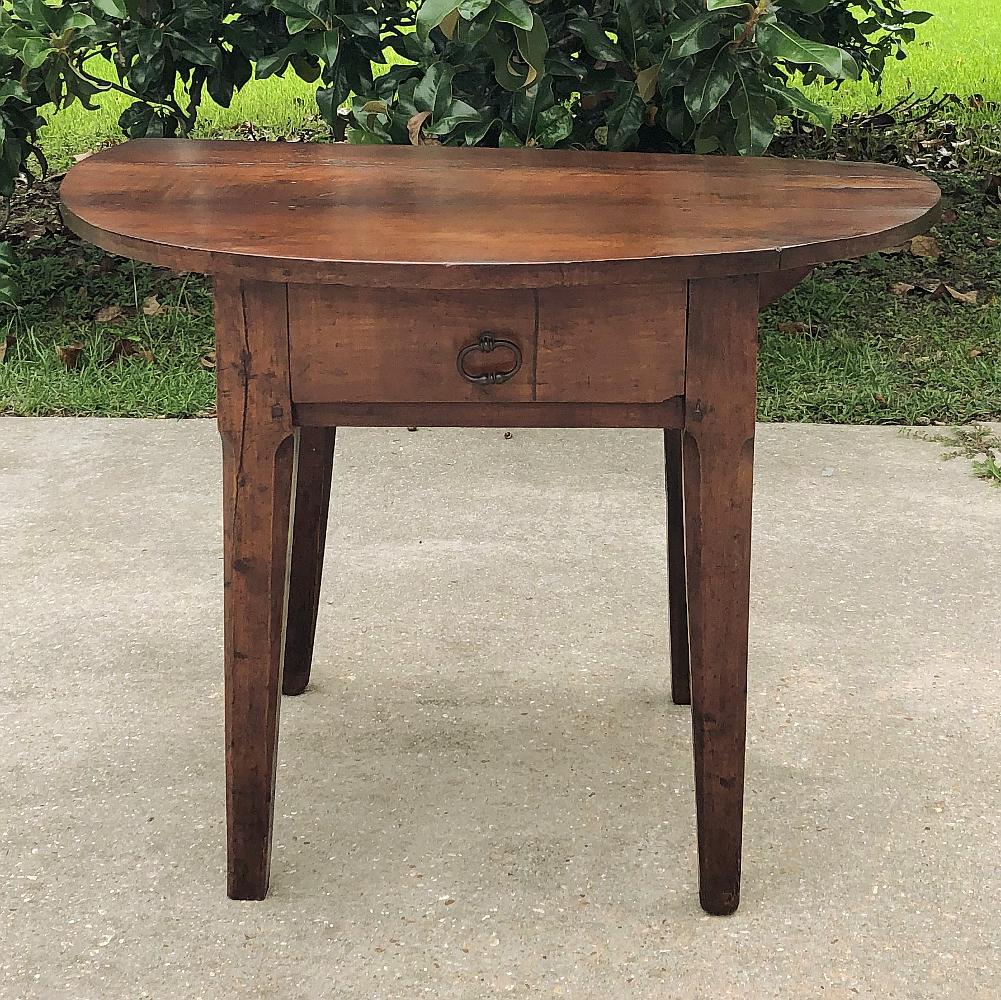 18th Century Country French Drop Leaf Game Table ~ Console In Good Condition For Sale In Dallas, TX