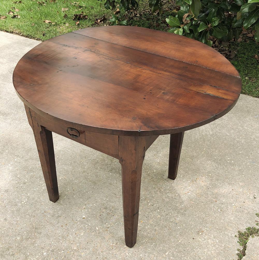 18th Century Country French Drop Leaf Game Table ~ Console For Sale 2