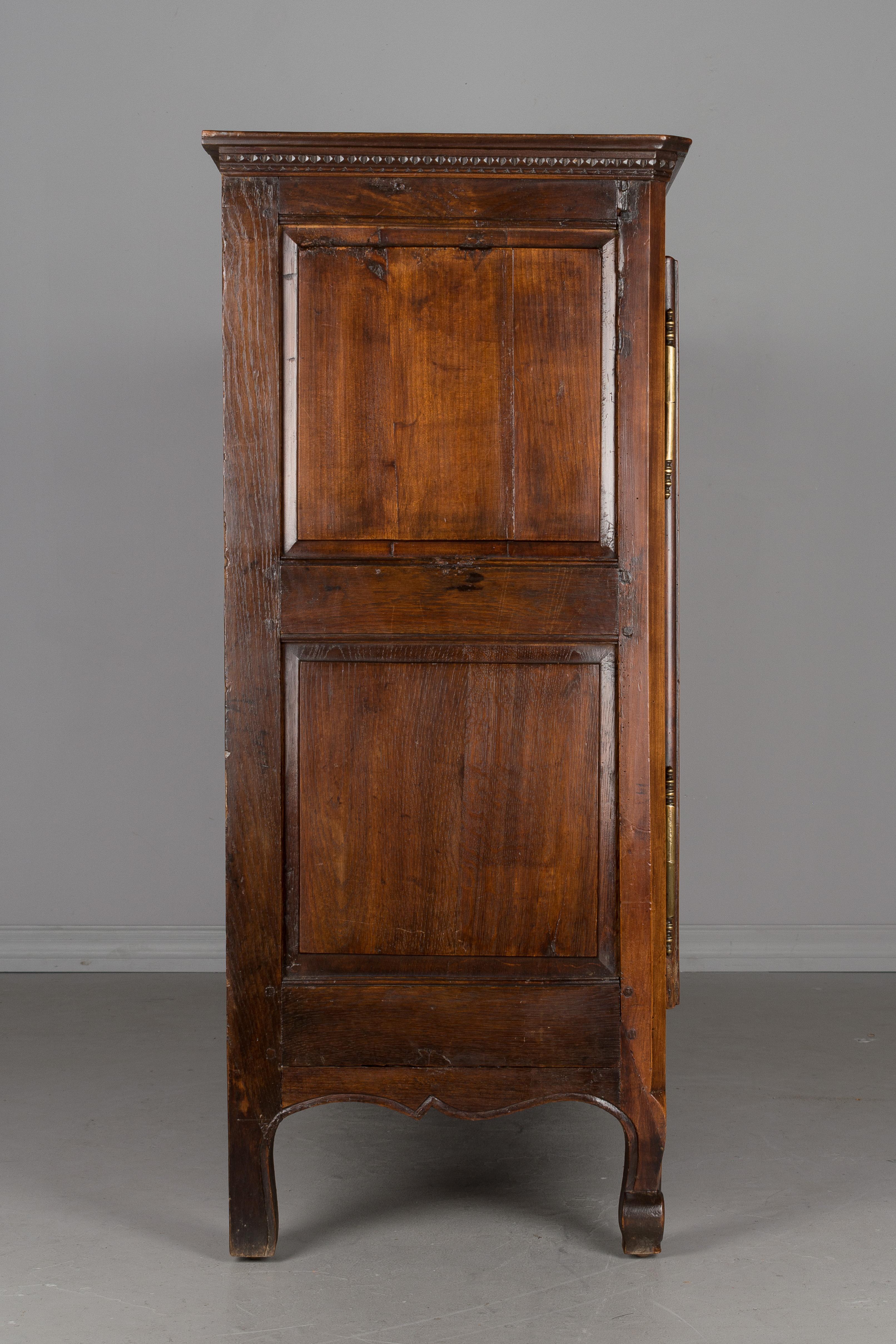 Hand-Carved 18th Century Country French Enfilade or Sideboard