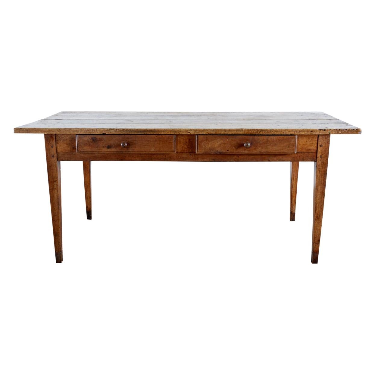 18th Century Country French Farmhouse Work Table or Desk