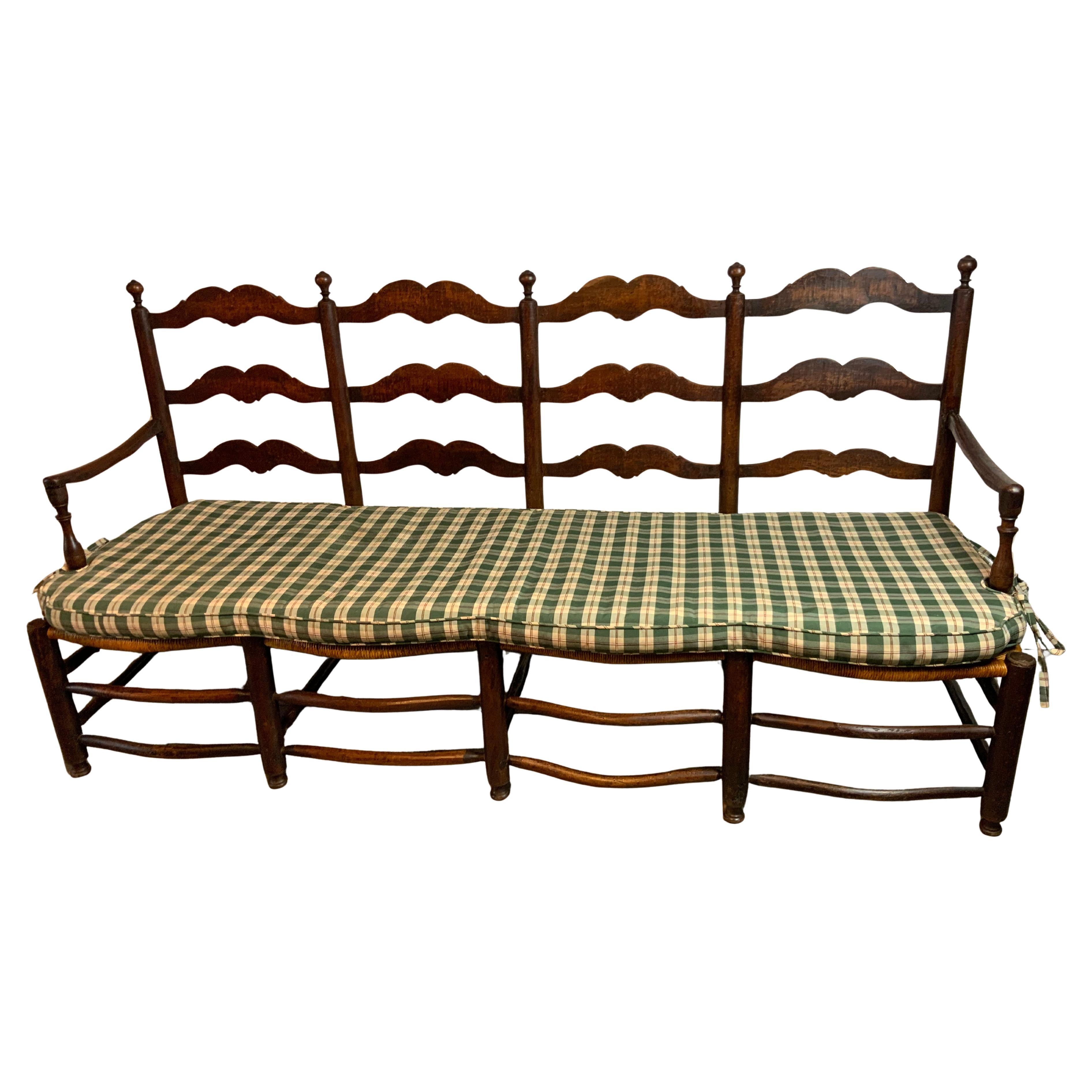 18th Century Country French Four Seat Bench