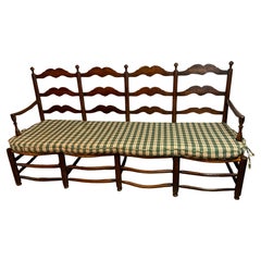 18th Century Country French Four Seat Bench